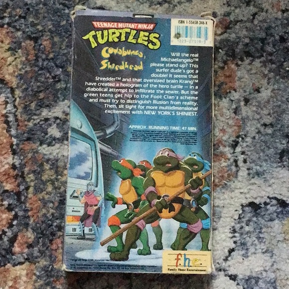 VHS Tape Teenage Mutant Ninja Turtles - Picture 2 of 4